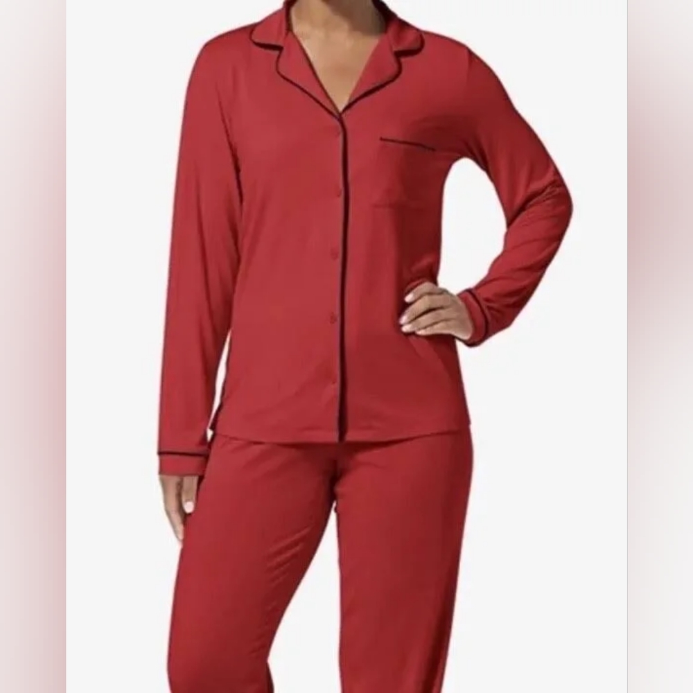 Tommy John Red Pajama Set